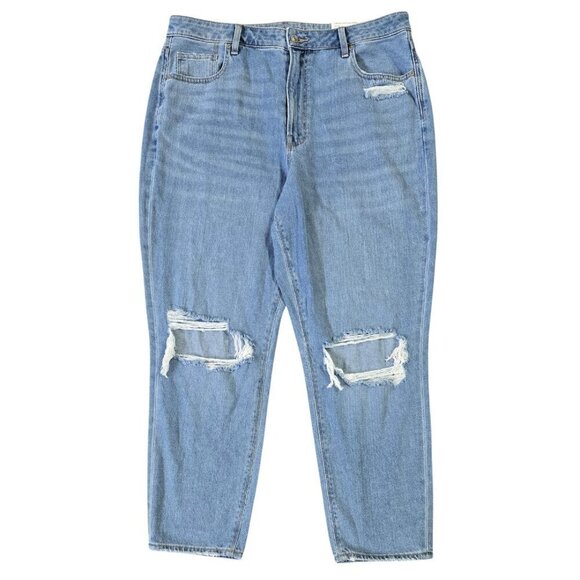 American Eagle Outfitters Denim - American Eagle NWT Distressed Mom Jean High Rise Comfort Stretch Waistband